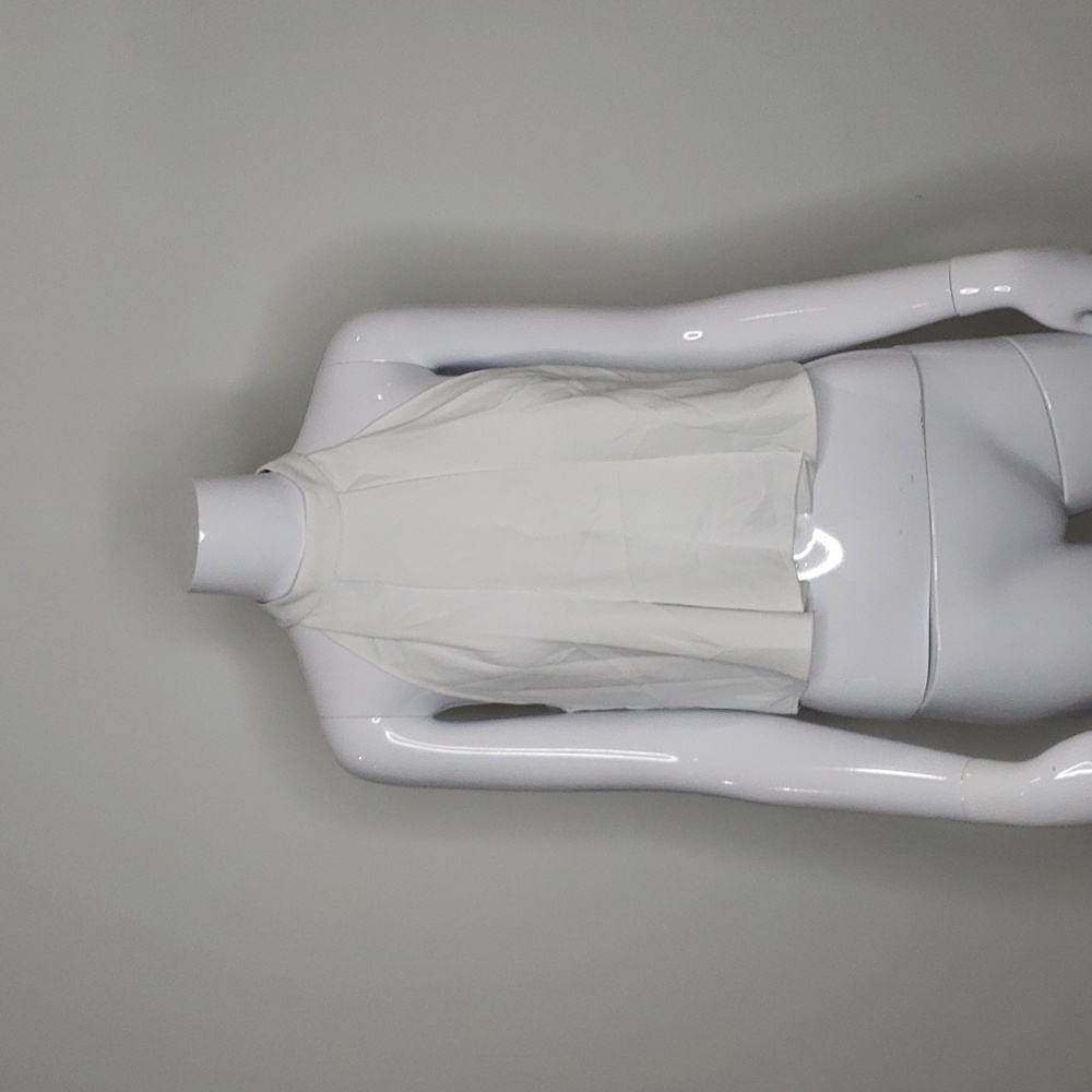 Zara White Halter Crop Top Size Small